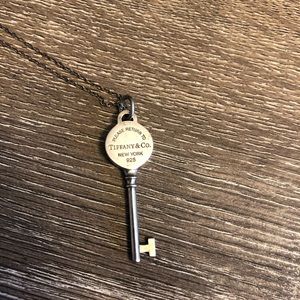 Tiffany & Co. address Key Necklace